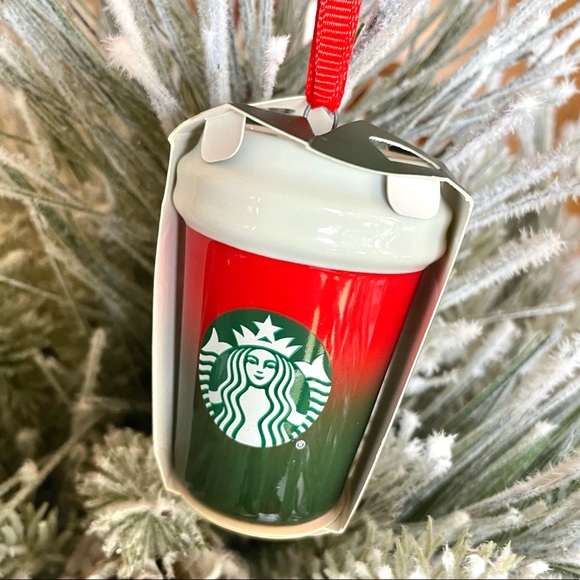 🎄Starbucks Red and Green Hombre’ Holiday Ornament